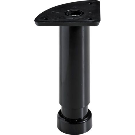 Hettich Sockelverstellfuß 3,2 x 13 - 18 cm Kunststoff schwarz - 1 Stück Tischbeine