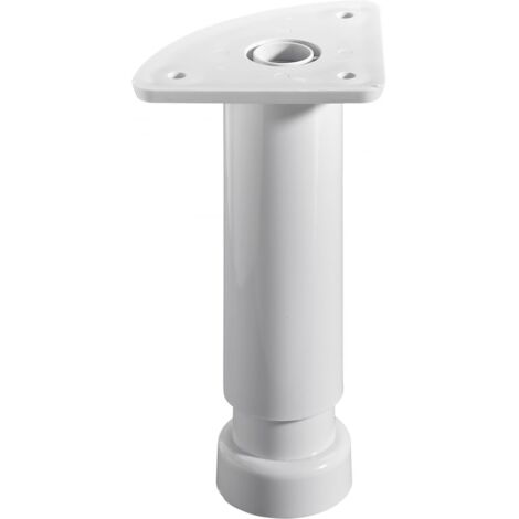 Hettich Sockelverstellfuß 3,2 x 13 - 18 cm Kunststoff weiß - 1 Stück Tischbeine