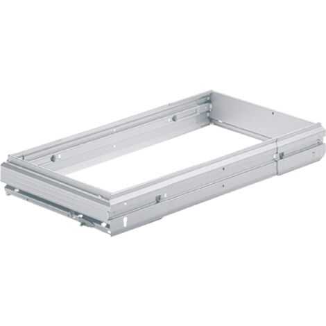 Hettich Stahlschubkasten-Hängeregistr.rahmen,  Systema Top 2000 9011421,  aluminiumoptik