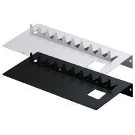 Hettich Stahlschubkasten-Stempelhalter, Systema Top 2000 9007407, Stahl aluminiumoptik