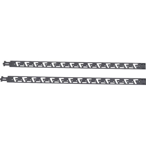 Hettich Stahlschubkasten-Verriegelungsstange,  Stop Control 77524, schwarz,  Kunststoff