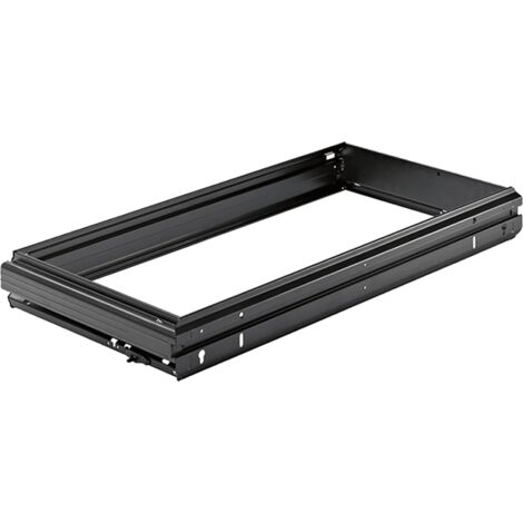 Hettich STAschubk.-Hängeregistr.rahmen,  Systema Top 2000 1054429,  3 x A4 + Rest,  schwarz