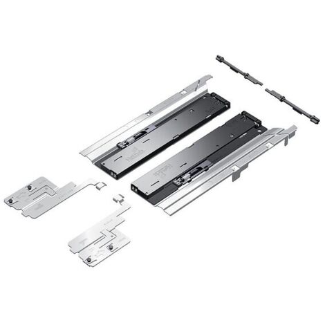 Hettich – Système d'ouverture Push to Open Silent pour coulisses Actro – Charge 10kg – Compatible avec Silent System – Installation facile
