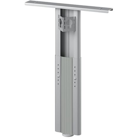 Hettich Tisch-Stützfuß,  Delhi 9133023,  aluminiumoptik pulverbeschichtet