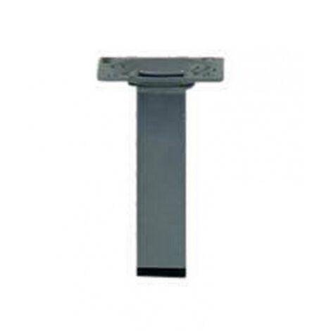 Hettich Tischbein 2,5 x 10 cm Aluminium-Optik - 1 Stück Tischbeine