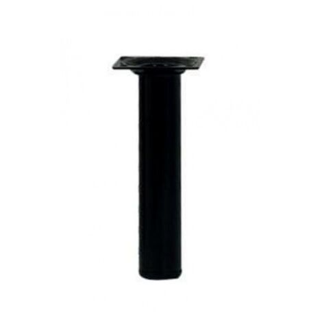 Hettich Tischbein 3,0 x 15 cm Stahl schwarz - 1 Stück Tischbeine