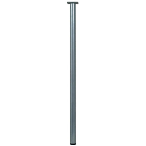 Hettich Tischbein 3,0 x 8,0 cm Aluminium-Optik - 1 Stück Tischbeine