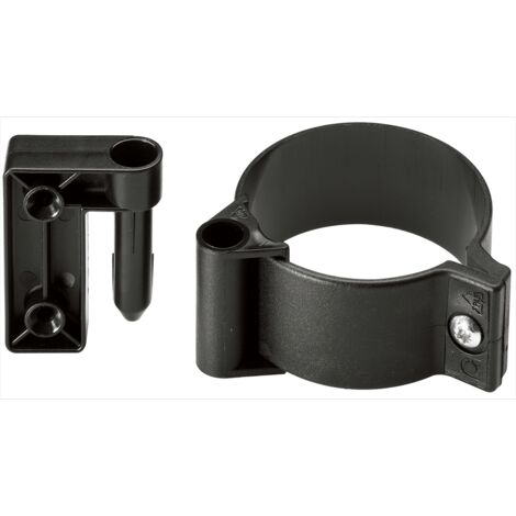 Hettich Tischbein-Blendenbefestigung,  Ø 60mm,  70216,  für 1 Blende,  Kunststoff schwarz