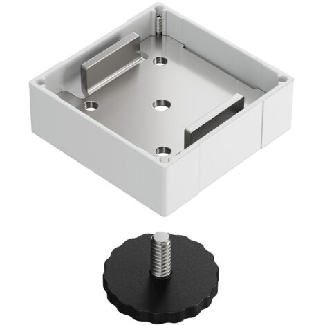Hettich Tischfuss 9243048,  quadratisch,  weiß