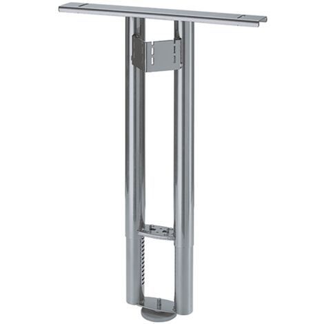 Hettich Tischgest.-Grundfuß,  T-Form,  590-790mm,  Change Basic Singapore,  9280584,  aluopt.
