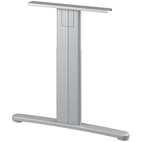 Hettich Tischgestell-Grundfuß,  T,  590-790mm,  Change Basic,  9133011,  aluminiumoptik
