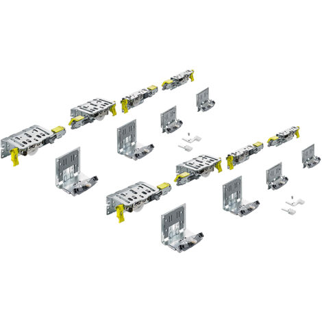 Hettich TopLine XL,  Set Lauf- und Führungsteile,  32 - 40 mm