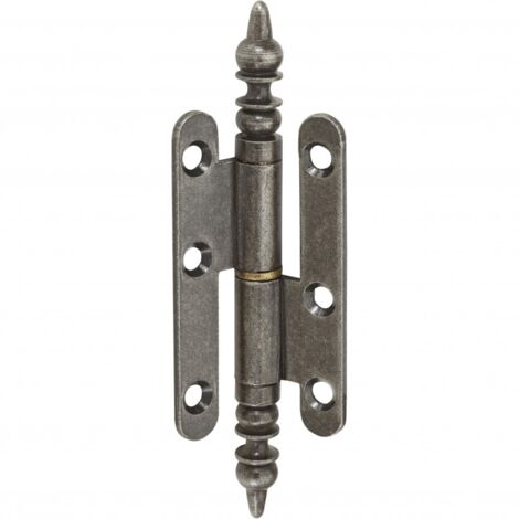Hettich Türband mit Zierkopf 45 x 80 mm links antik - 1 Stück Scharniere