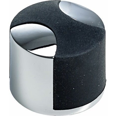 Hettich Türstopper zum Kleben oder Anschrauben, Ø 34,5 x 30 mm, chrom