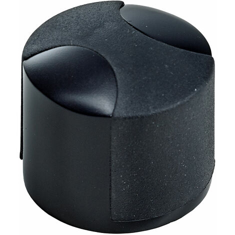 Hettich Türstopper zum Kleben oder Anschrauben, Ø 34,5 x 30 mm,schwarz