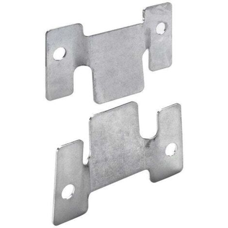 Hettich Universalverbinder verzinkt 50 x 100 mm, 2er Set Flachverbinder