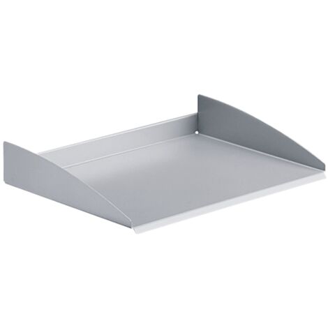 Hettich Univ.prof.-Ablage,  quer, DIN A4,  Org@Wall 47116,  Stahl aluminiumoptik pulv.besch.