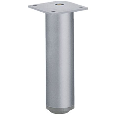 Hettich Unterbau-Möbelfuß, Ø 40x100mm,  Lano RO,  9119552,  silber eloxiert