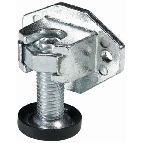 Hettich Verstellfuß für Sockelmontage verzinkt M10 x 38 mm Möbelfüsse