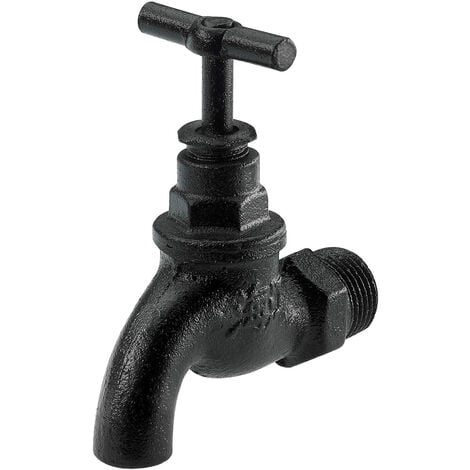 Hettich Wasserhahn, Größe: 1/2 inch, 82 mm, schwarz