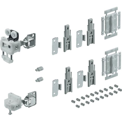 Hettich WingLine L Beschlagset Türflügelg. 12kg o. Schließautom. m. untere Führ. 600mm L