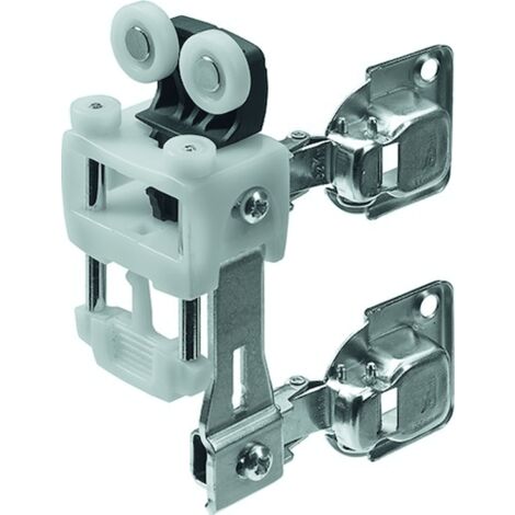 Hettich WingLine L Laufteil bis 25 kg Türflügelgewicht mit Schließautomatik,  links