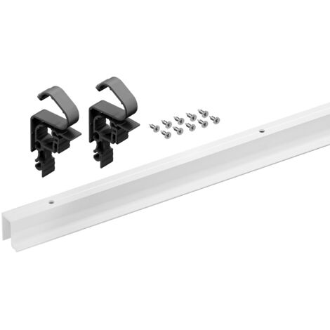 Hettich WingLine L,  Profilset ohne untere Führung,  1200,  pulverbeschichtet weiß