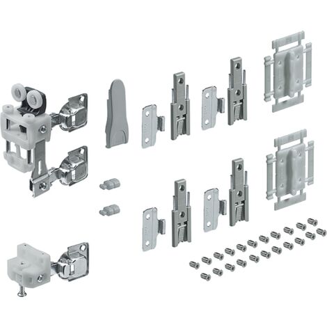 Hettich WingLne L Beschlagset max. Türflügelgewicht 25kg ohne SchLeßautomatik 600mm R