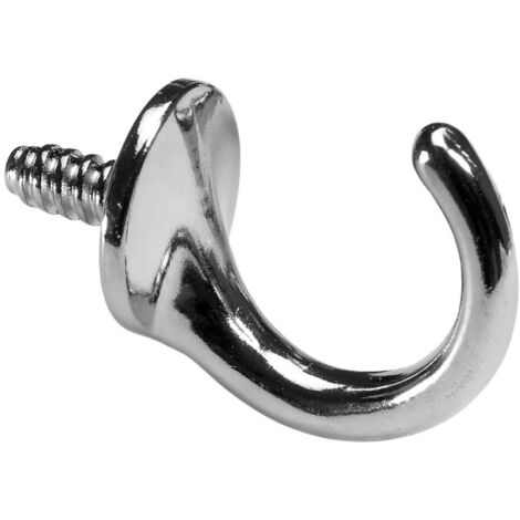 Hettich Zierhaken 28 x 20 x 30 mm Zinkdruckguss silber - 2 Stück Wandhaken