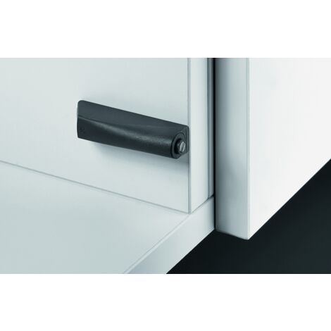 Hettich Zuhaltung,  ohne Push-Funktion,  Push to open Lock,  9089585,  Kunststoff anthr.