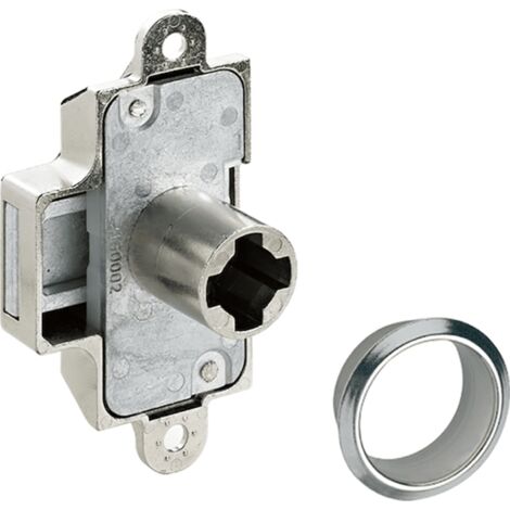 Hettich Zylinderkastenschloss,  Prestige 2000,  9133918,  15,  Metall,  vernickelt