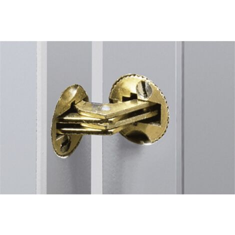Hettich Zylinderscharnier,  180°, Topf Ø 16mm,  Excellent,  31171,  Messing matt gebürstet