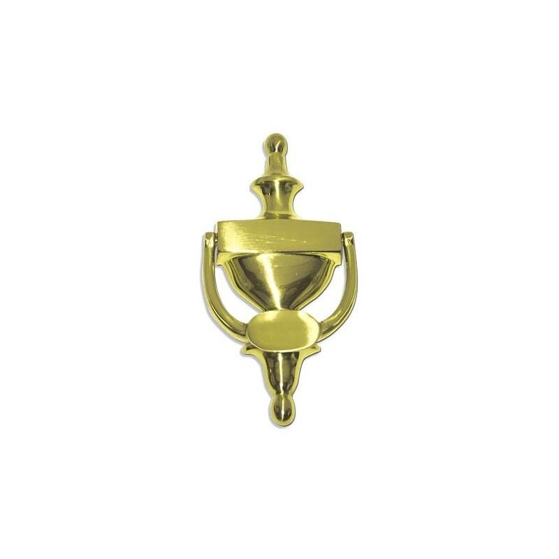 Heurtoir de porte laiton poli 200X95 mm Secury-t