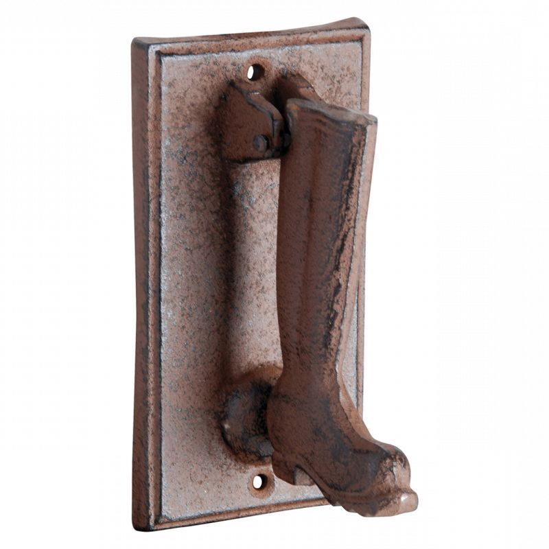 Esschert Design - Heurtoir de porte - l 9,5 x l 8,4 x h 15,9 cm - Botte - Livraison gratuite