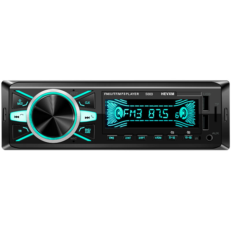 7 Couleurs Numerique Hd Lcd Ecran Recepteur Stereo De Voiture Pleine Vue Va Autoradio/Mp3/Wma/Id3 Et Lecteur De Musique Prise En Charge De La Carte