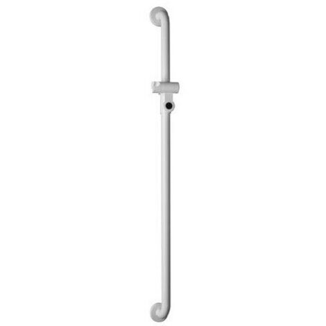 HEWI 801.33.120 90 Support de barre de douche Ser 801, Ø 33