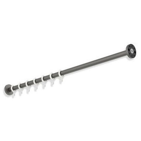 HEWI 900.34.40360 Tige VH, Ø 25 mm, L 2000 mm, 20 anneaux
