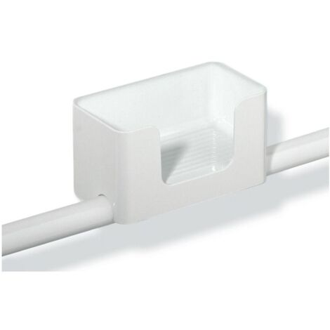HEWI Ablagebox auf HEWI Stangensystem, LifeSystem aquablau
