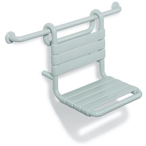 HEWI Einhängesitz Serie 801 B 345 mm H 471 mm T 480 mm reinweiß