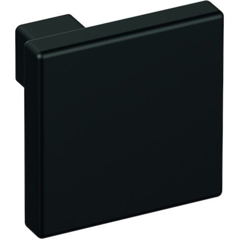 HEWI Möbelknopf 547.32B2 Ku.90 tiefschwarz ma - 547.32B2 90