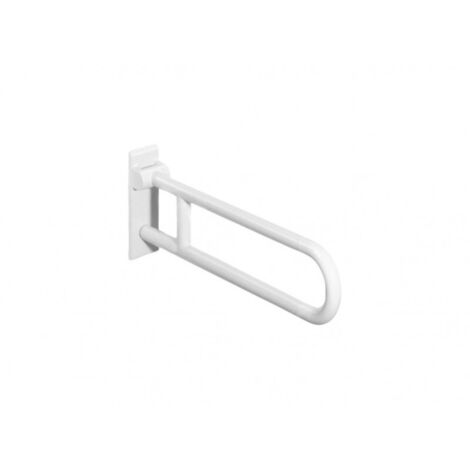 Hewi Poignee d'appui rabattable serie 801 blanc pur, acier longueur: 850mm