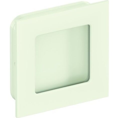 HEWI Schiebetürmuschel 544.60 PA 99 reinweiß glänzend quad.f.HLT L.60mm B.60mm - 544.60 99