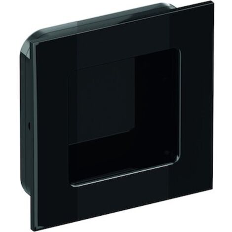 HEWI Schiebetürmuschel 544.60 PA90 tiefschwarz glänzend quad.f.HLT L.60mm B.60mm - 544.60 90