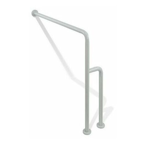 Hewi SERIE 801 B Barra di supporto pavimento-parete 834mm. Altezza 850mm. d : 33mm sabbia