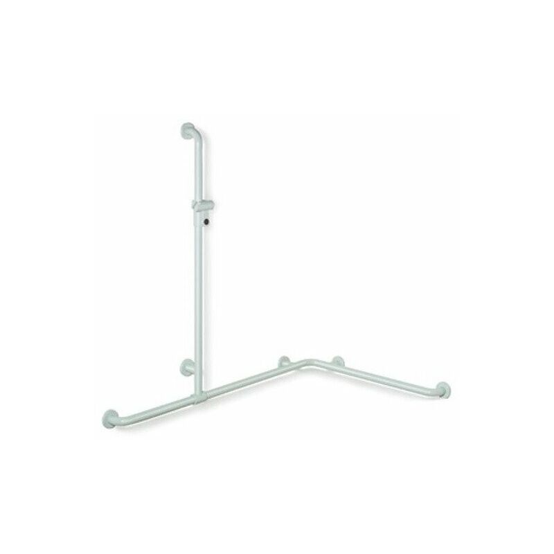 

SERIE 801 pasamanos de ducha perpendicular 110cm wa 1185mm + 762mm verde - Hewi
