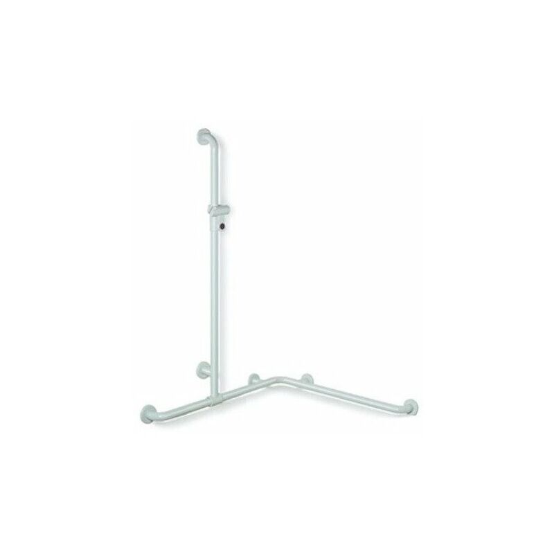 

SERIE 801 pasamanos de ducha perpendicular 110cm wa je 962mm aqua azul - Hewi