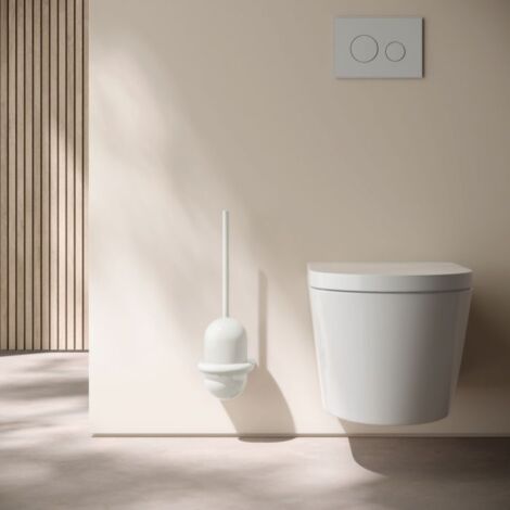 Hewi Series 477 ensemble de brosses de toilettes 4772010099  pour montage mural, blanc