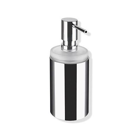 Hewi System 162 Seifenspender 162.06.110540 200ml, Halter chromé, verre, satiné