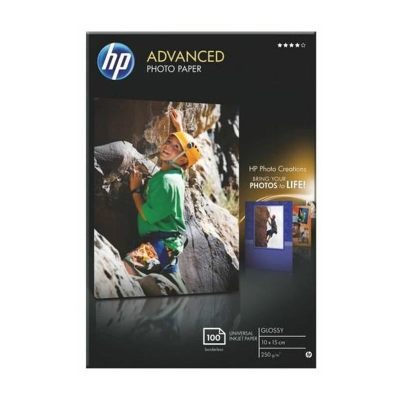 Papier photo imprimante HP Advanced - Brillant