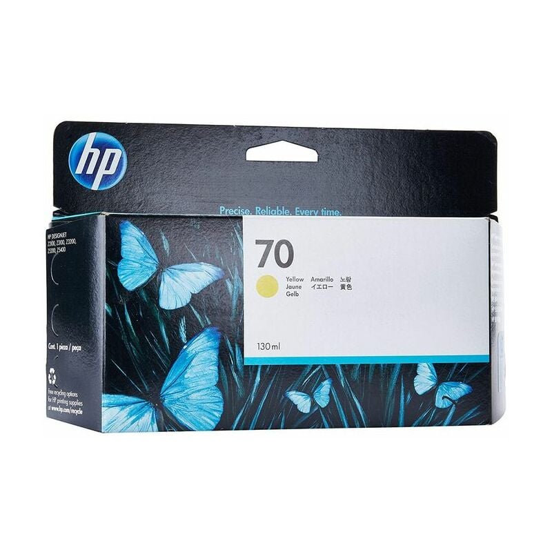 Hewlett Packard - hp 70 Yellow Standard Capacity Ink Cartridge 130ml - C9454A